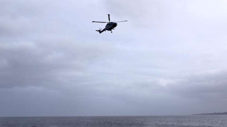 У Балтійському морі російський корабель обстріляв німецький гелікоптер