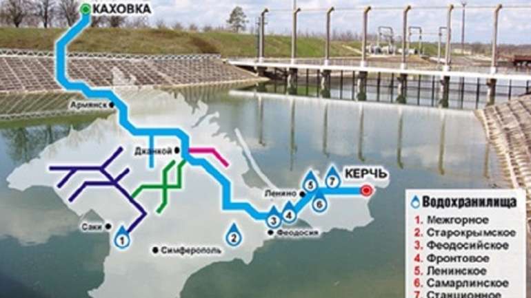 Кримські колаборанти планують відновити канал водопостачання