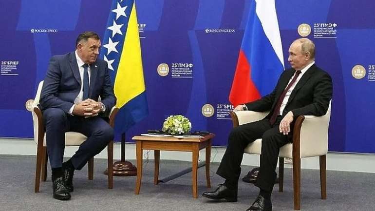 Ватажок боснійських сербів, на вимогу путіна, блокує вступ країни до ЄС