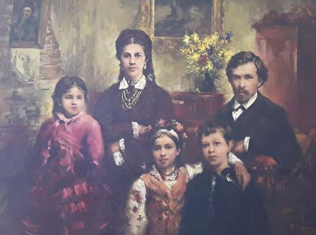 Портретна композиція родини Косачів (друга половина XIX століття)