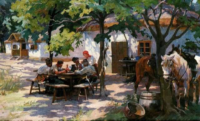 Запорожці у корчмі (1917)