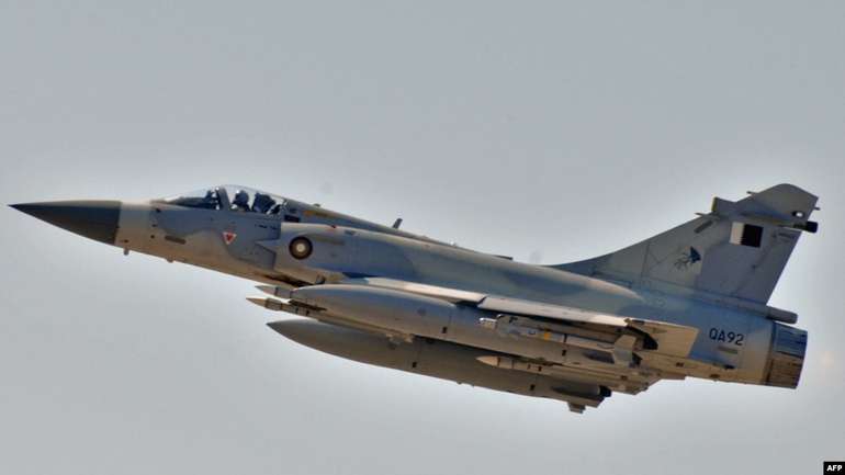 Перші французькі винищувачі Mirage 2000 прибули в Україну