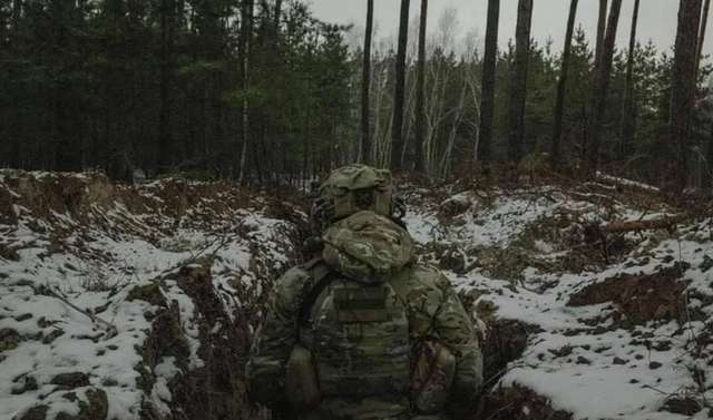 Лінія фронту у Серебрянському лісництві (наші дні)