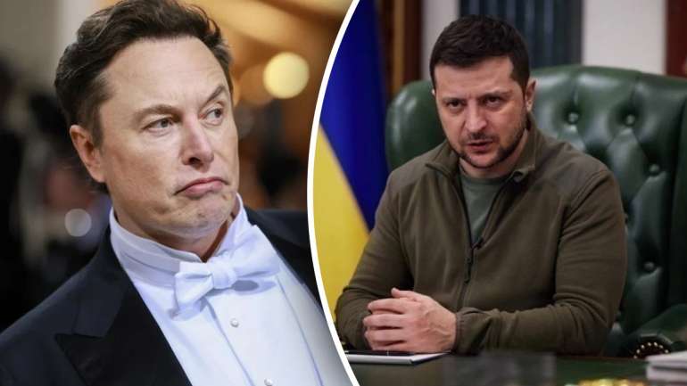 Маск заявив, що Зеленський програв би вибори в Україні з «розгромним рахунком»