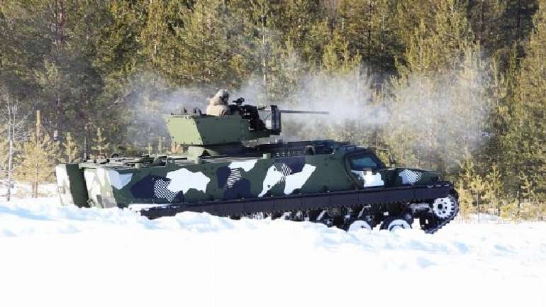 Фінляндія показала свій новий надшвидкісний панцерник