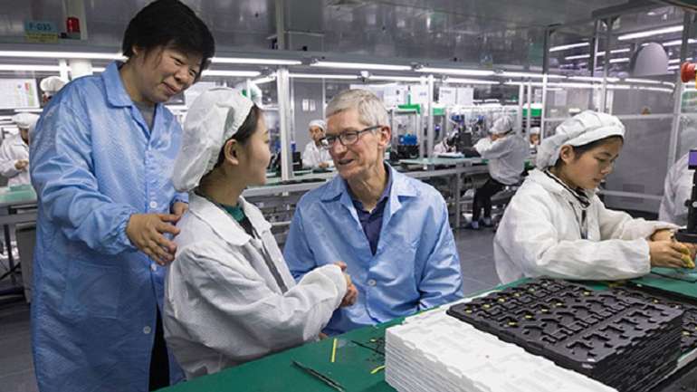 Основне виробництво продукції Apple зосереджено в Індії та В'єтнамі