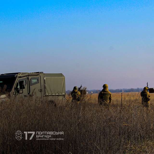 Фронтова робота вояків 17-ї Полтавськох бригади НГУ