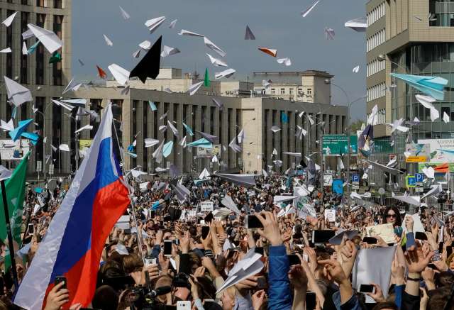 Протести через блокування Telegram