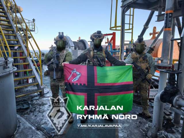 Карельський підрозділ «Nord» на одній із «вишок Бойка» (літо 2024 року)