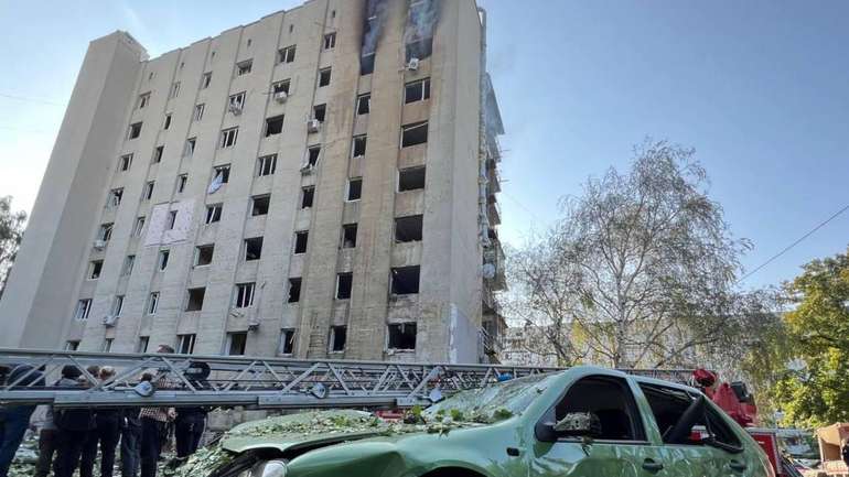 російські дрони вдруге за ранок атакують Харків та Запоріжжя
