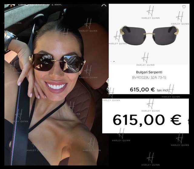 Фігурантка НАБУ Злата Некрасова засвітилася з дорогими окулярами Bvlgari_1
