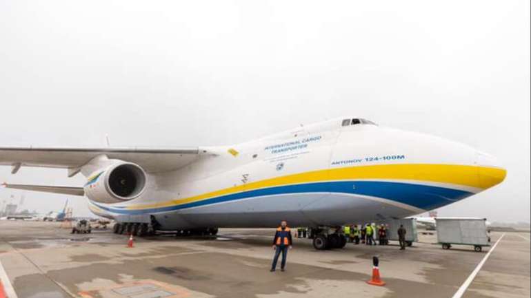 Ан-124, який бачили в небі над Києвом, полетів до Німеччини