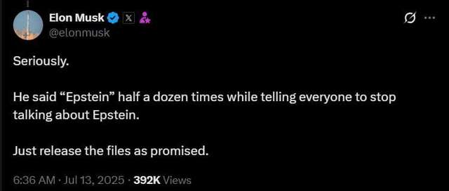 Ілон Маск закликав Трампа оприлюднити файли Епштейна_1
