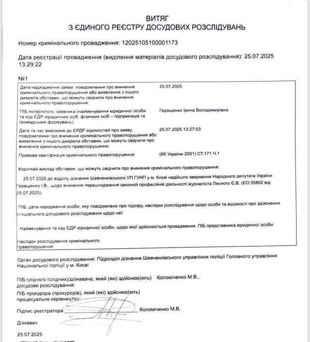 Поліція розпочала досудове розслідування за фактом політичної цензури в Зелемарафоні_3
