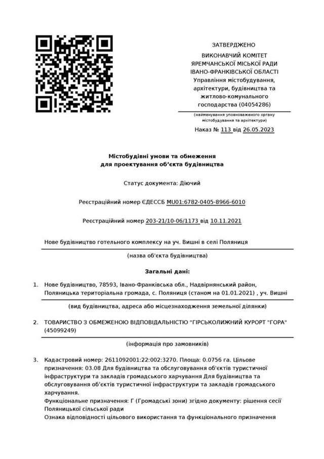 Очільник фракції «Батьківщина» Терешко будує готель-гігант у Буковелі_3