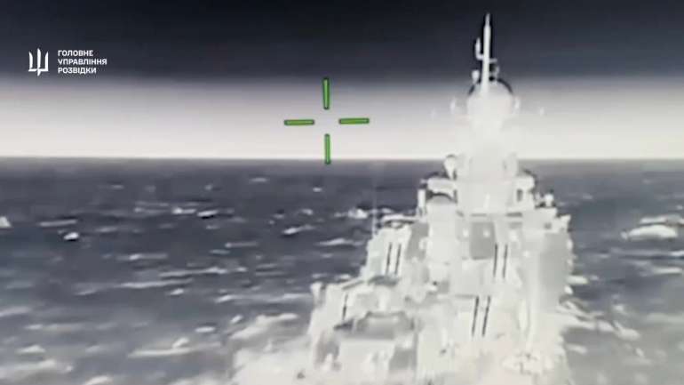 ГУР атакувало російський ракетний корабель в Азовському морі
