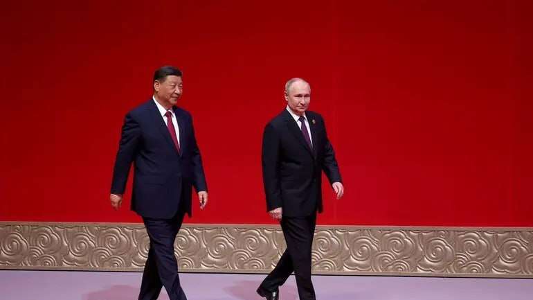 Візит путіна до Китаю