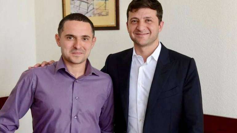 Олександр Куницький та Володимир Зеленський