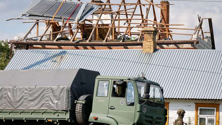 Будинок у Польщі, який зазнав пошкоджень під час нальоту дронів, уразила ракета від F-16