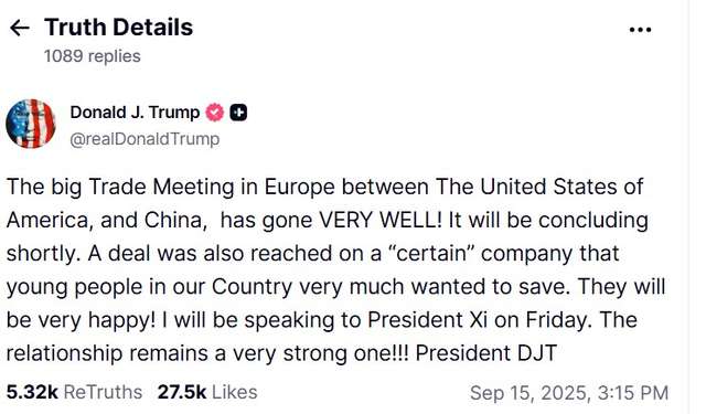 Трамп заявив, що досяг угоди з Китаєм_1