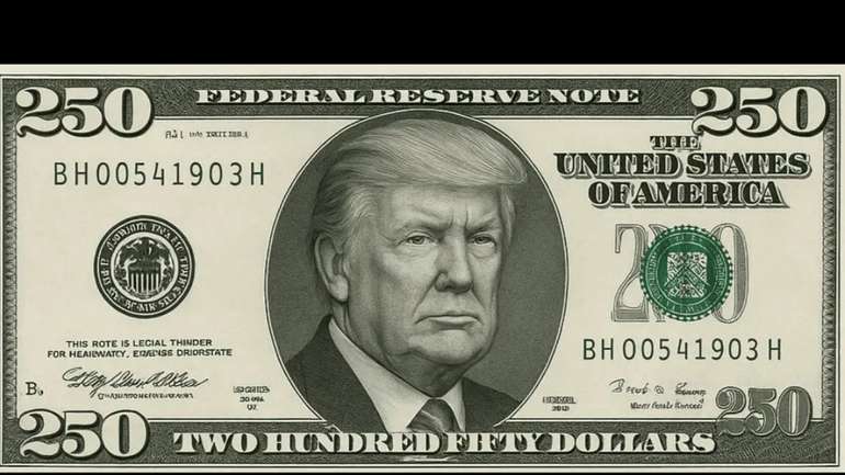 Трамп хоче розмістити власний портрет на купюрі 250 доларів