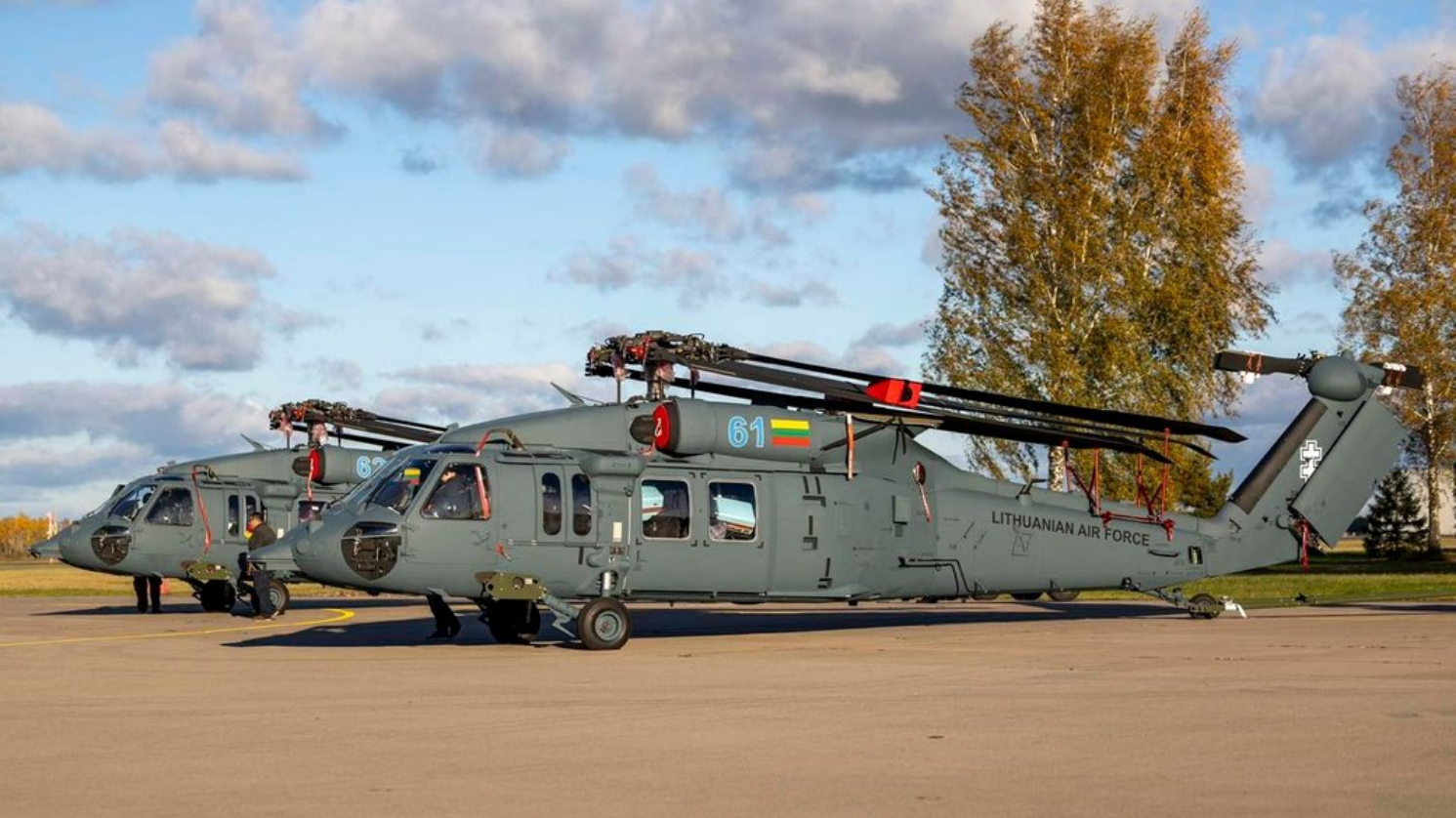 Збройні сили Литви отримали перші гелікоптери Black Hawk, замовлені у США