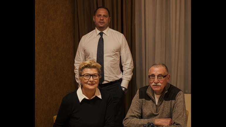 Андрій Єрмак з родиною