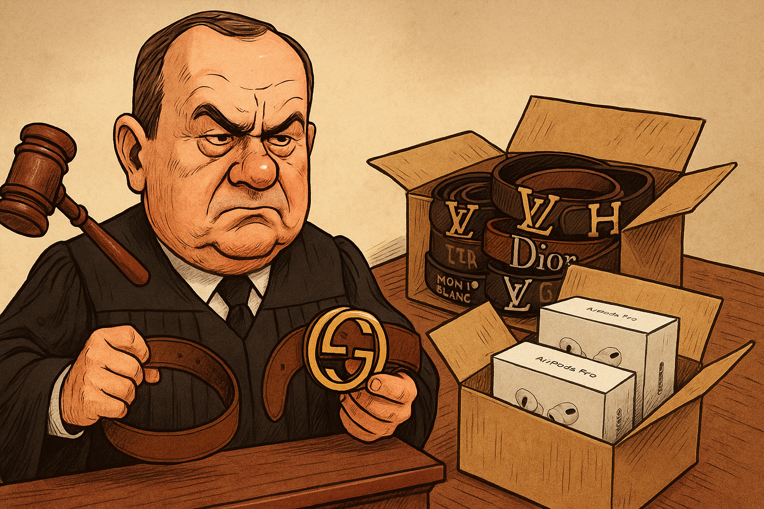 Суддя зі Львова оштрафував контрабандиста, але дозволив ввезення брендових підробок