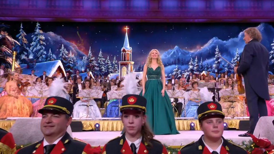 На шоу відомого нідерландського диригента Андре Ріє прозвучав «Щедрик»