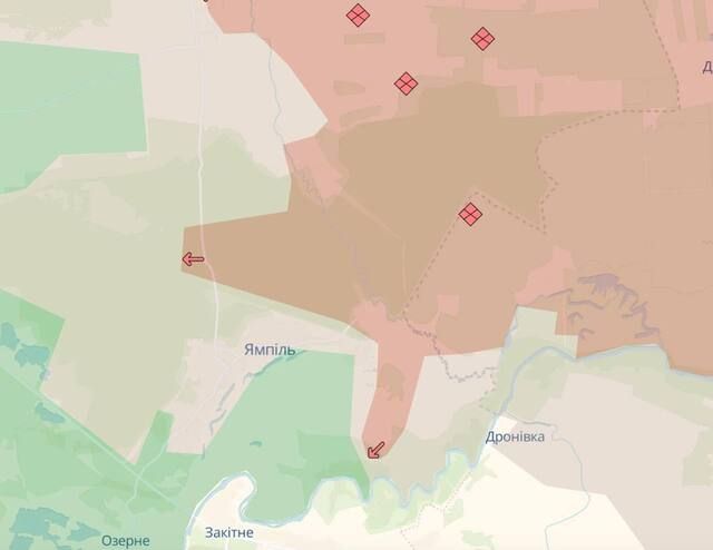 DeepState: російські війська просунулися в районах Торецька та Щербинівки_1