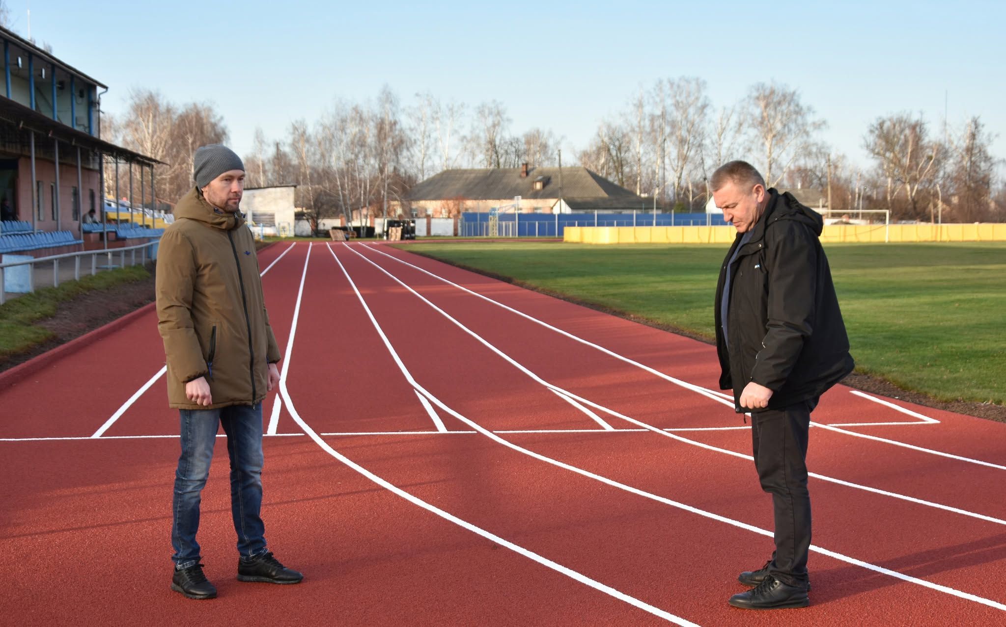 В Пирятині нові бігові доріжки