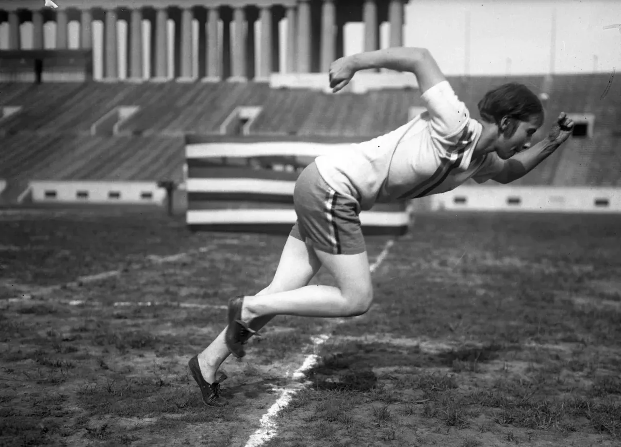 Бетті Робінсон на тренуванні