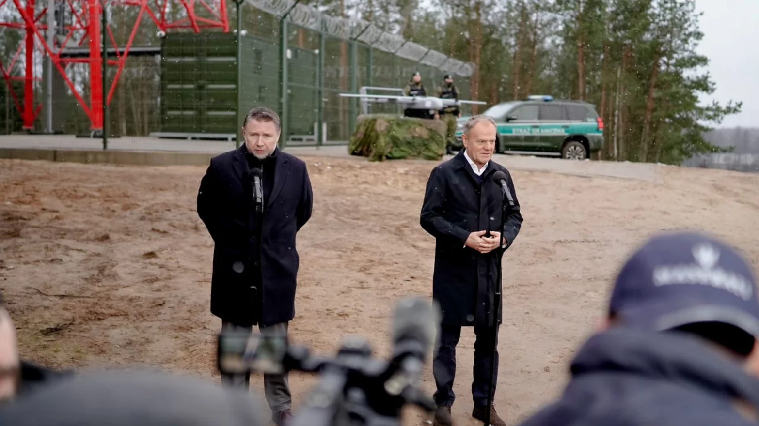 Польща встановила перші елементи антидронової системи на кордоні з Білоруссю