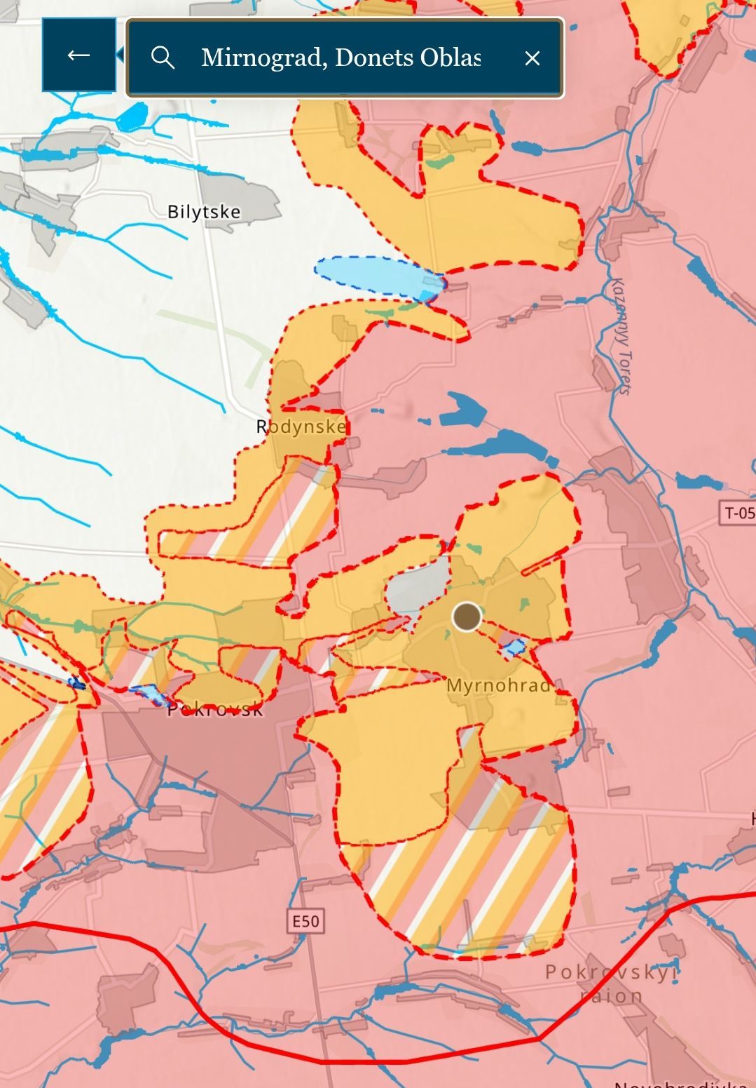 Росіяни взяли в «котел» і оточили підрозділи ЗСУ в Мирнограді_1