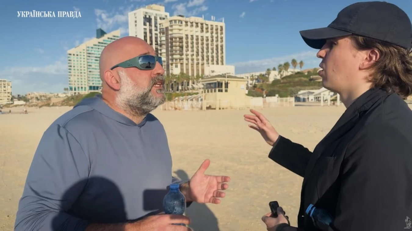 В «Ізраїлі» напали на знімальну групу УП під час розслідування про Тимура Міндіча