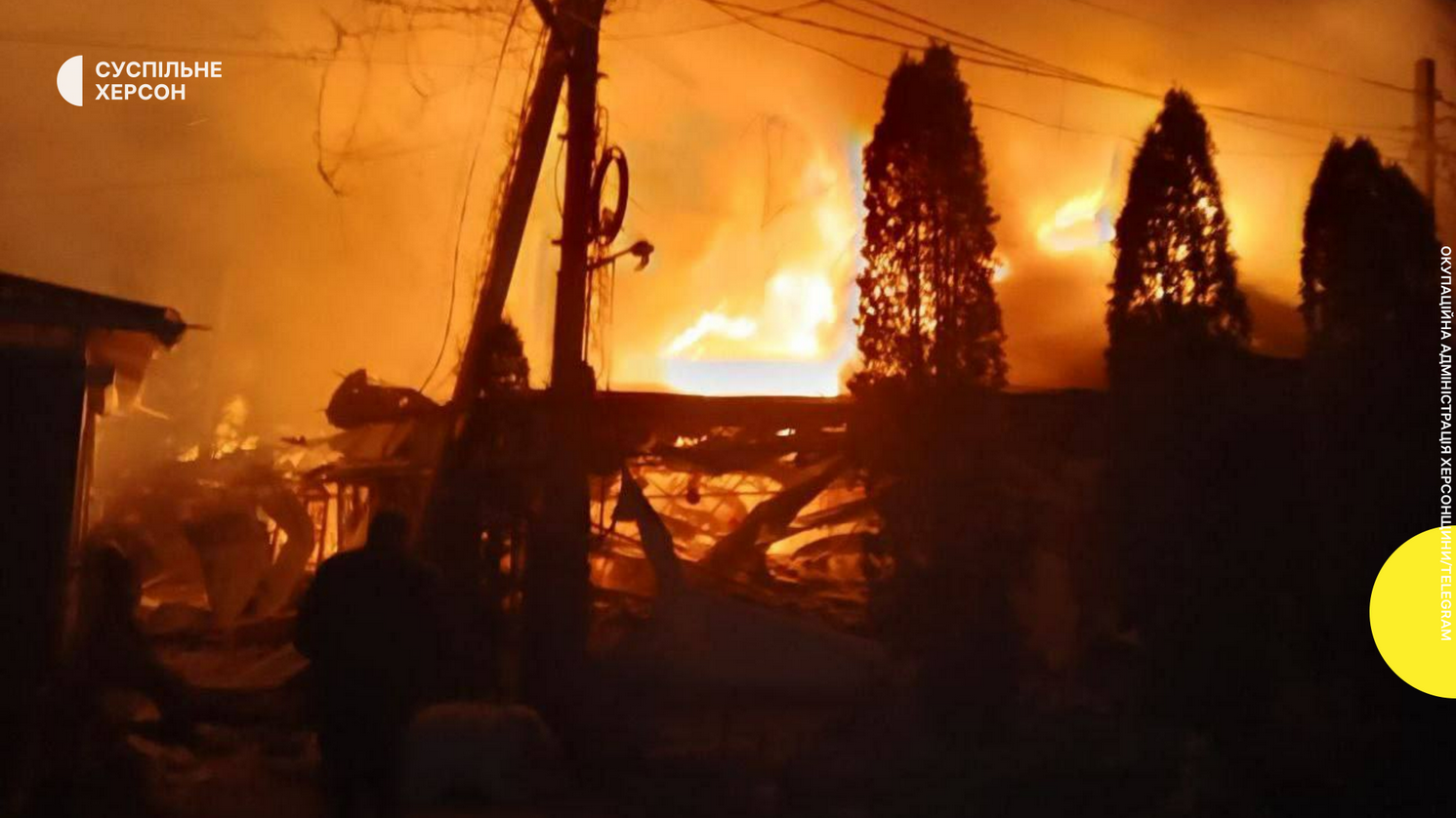 росіяни заявили про нібито удар по окупованому селі Хорли