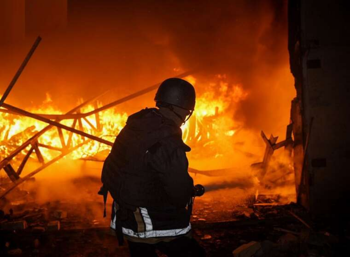 Атака російського дрона спричинила пожежу на острові Анкудинів у дельті Дунаю