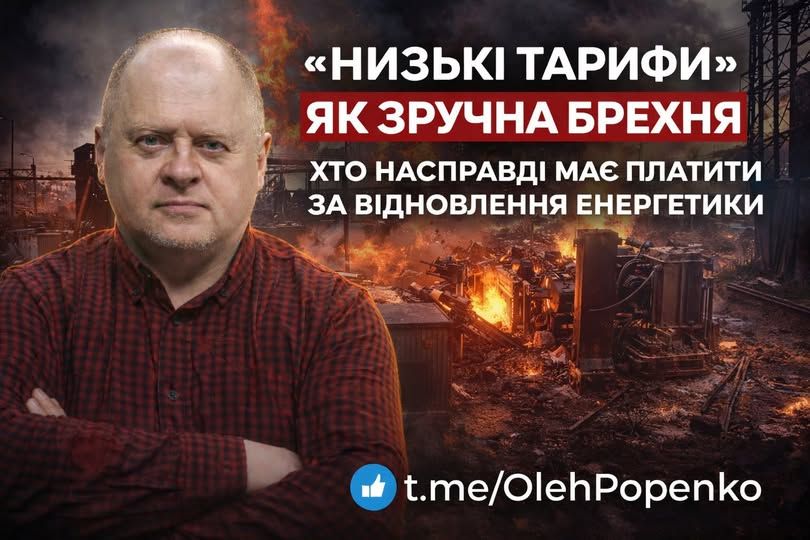 «Низькі тарифи» як зручна брехня. Хто насправді має платити за відновлення енергетики