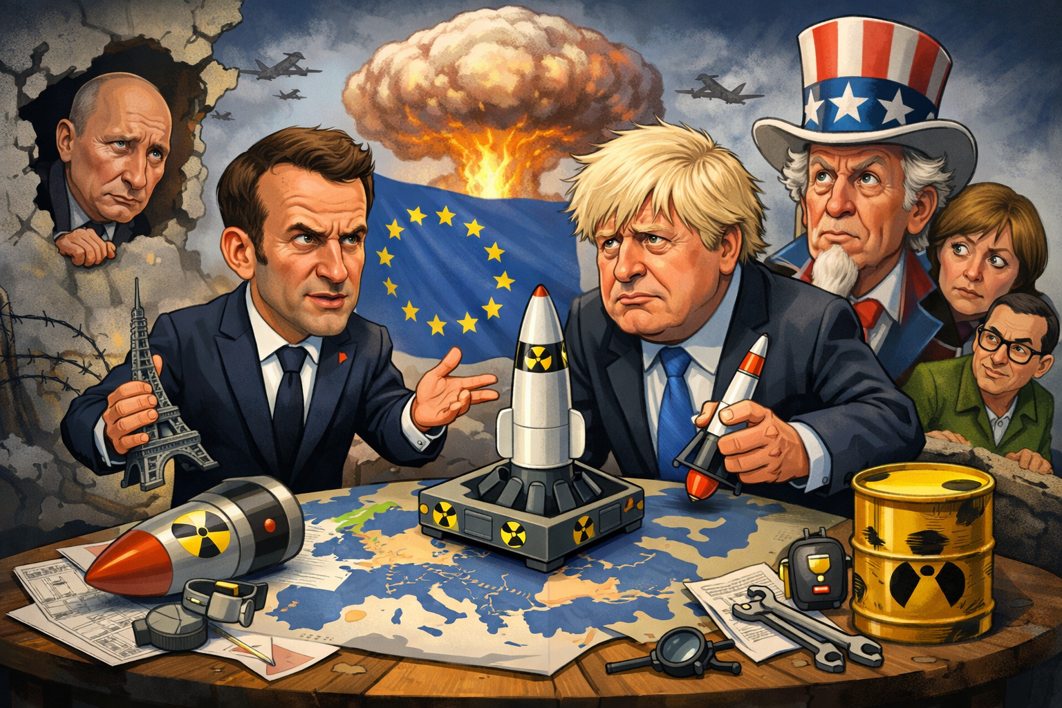 Європейські країни обговорюють розробку ядерної зброї вперше з кінця Холодної війни — Bloomberg