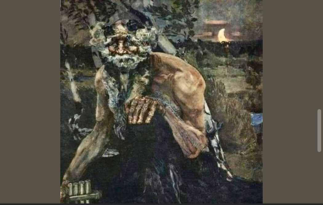 Ілюстрація: Михайло Врубель, «Пан».