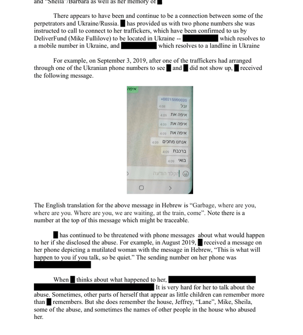 У розсекречених файлах Епштейна з’явилися згадки про українські телефонні номери торговців дітьми_1