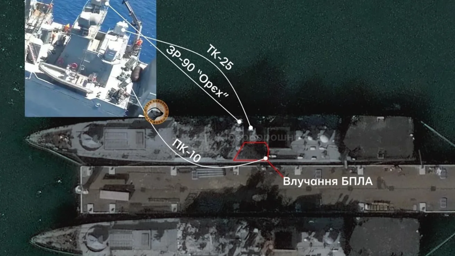 Фрегат «Адмірал Ессен», уражений в Новоросійську, має критичні пошкодження