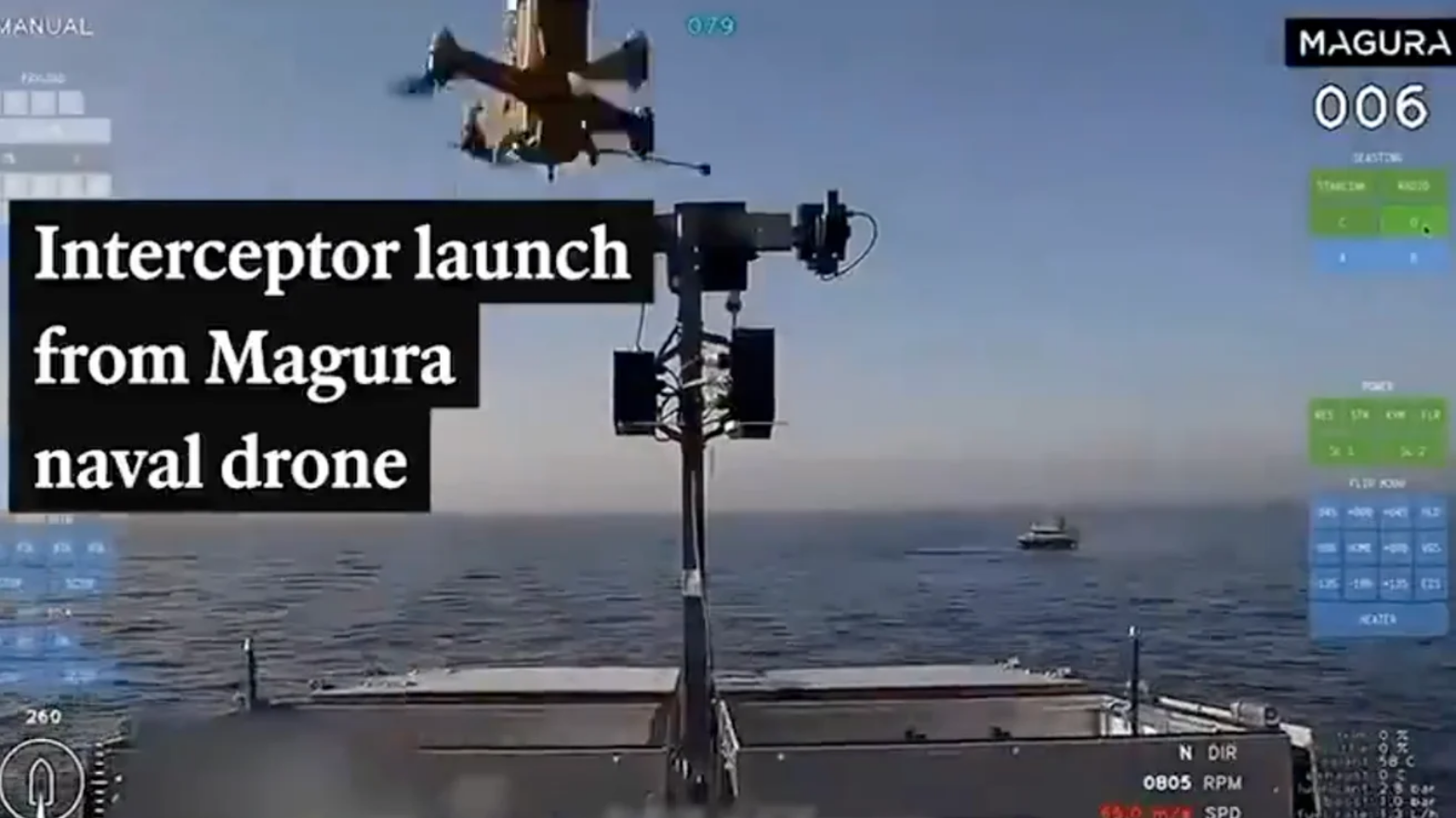 Україна почала встановлювати дрони-перехоплювачі на безекіпажні катери Magura, — Economist