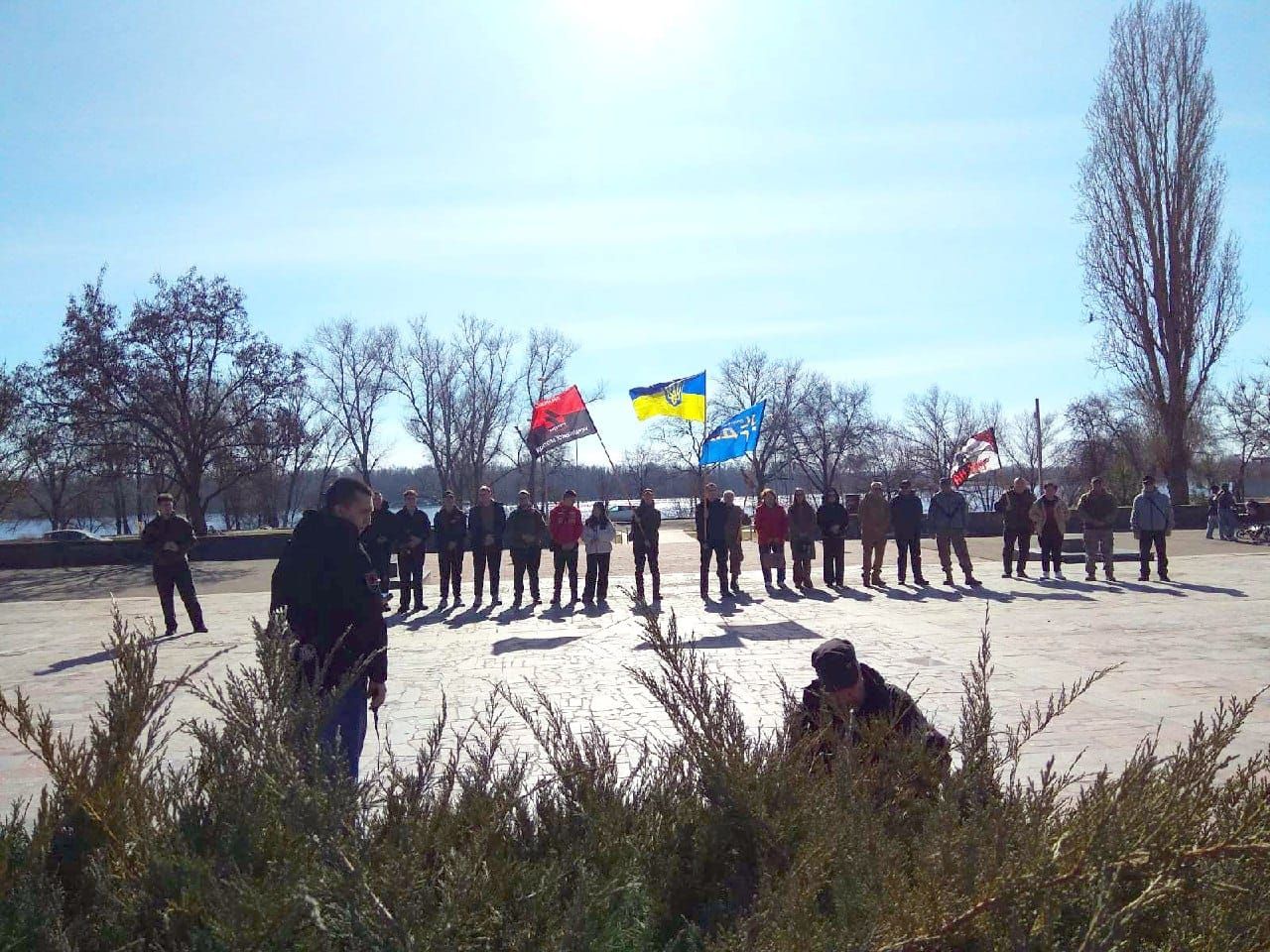 Представники політичної партії «ДІЯ» і ОУМ «ГРІМ» вшанували Кобзаря