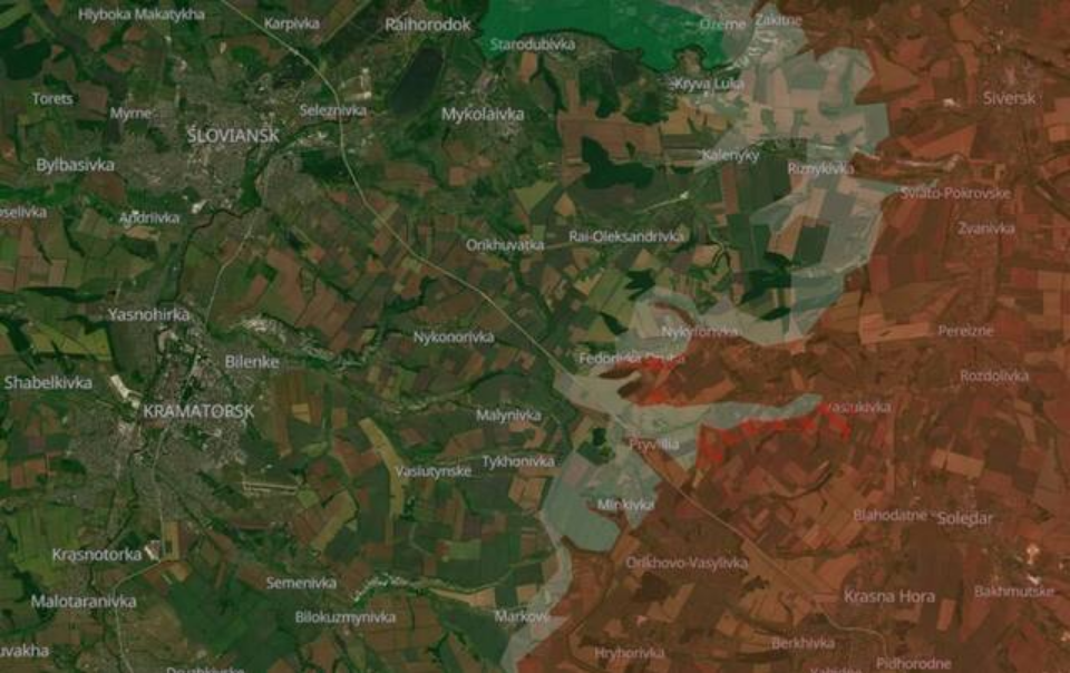 DeepState повідомляє про зміни лінії фронту в районі двох населених пунктів_1