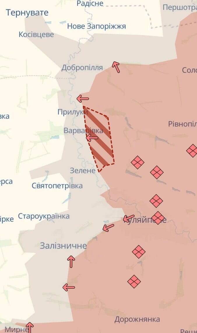 Контрнаступ на Дніпропетровщині: ЗСУ просунулися в районі Орестополя та Олексіївки — DeepState_5