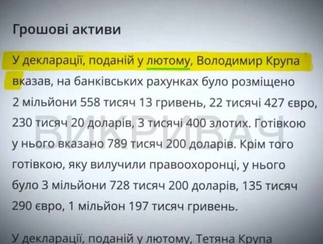 Магія декларування: як родина Тетяни Крупи «знайшла» додаткові 60 мільйонів за один місяць_3
