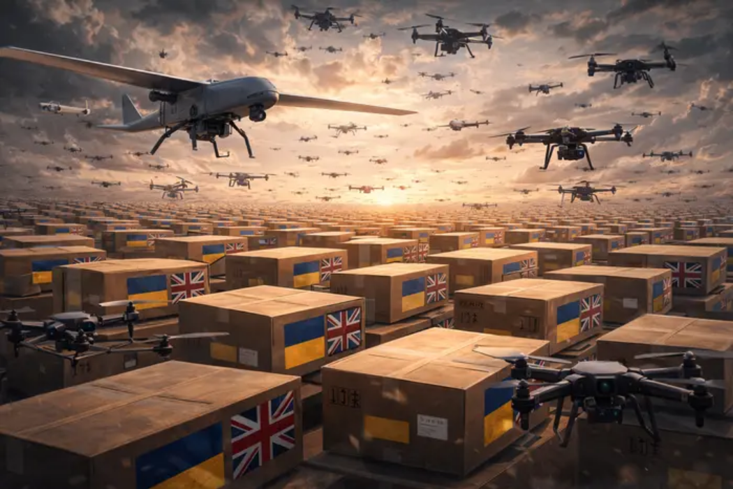 Британія оголосила про рекордні поставки дронів Україні