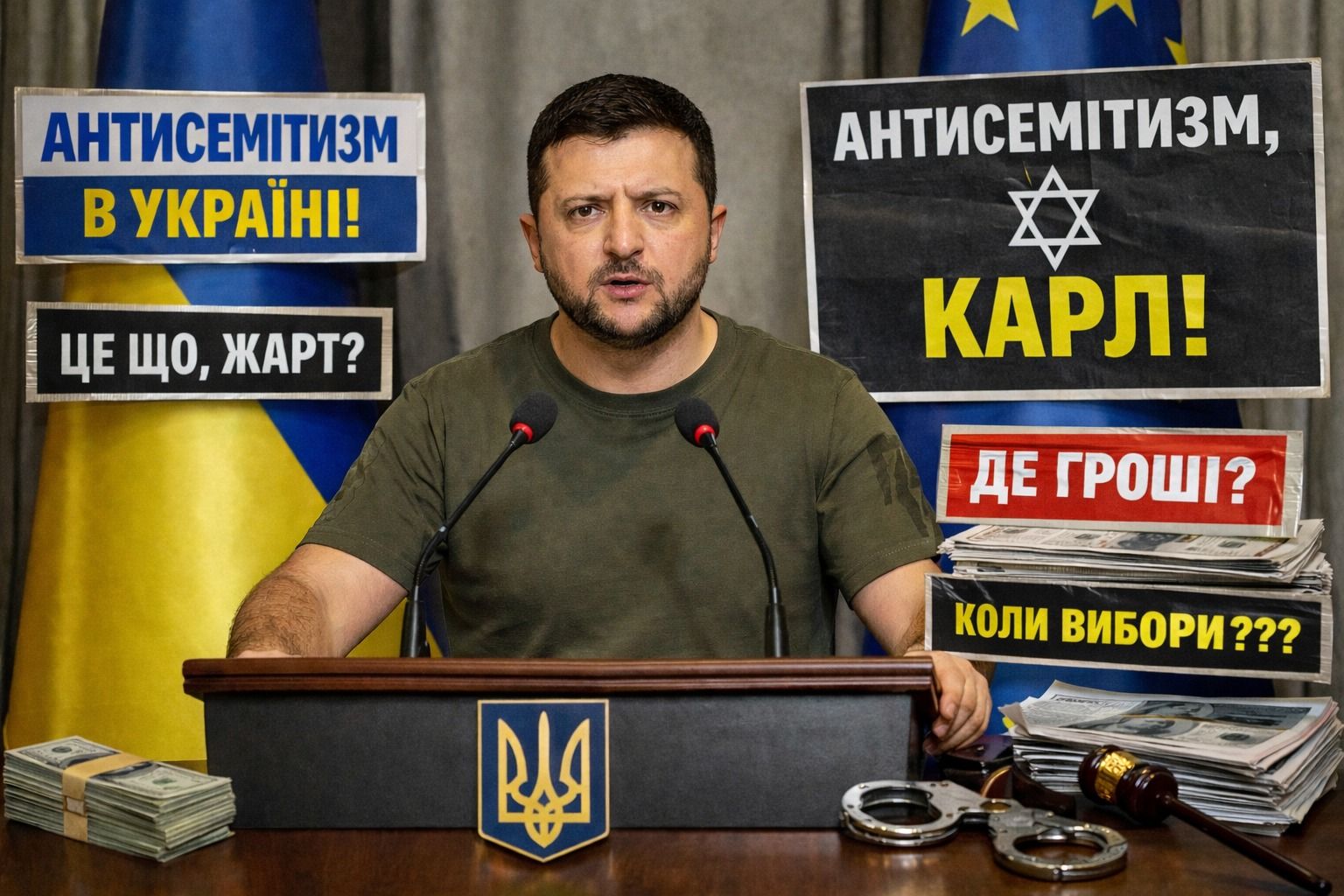 Фейковий антисемітизм як димова завіса