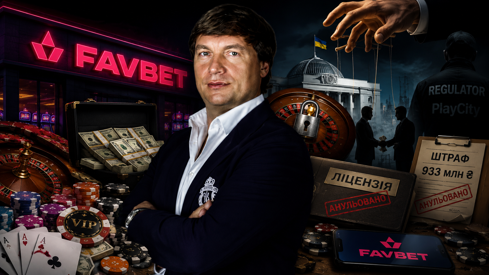 Власник казино FAVBET Андрій Матюха оголосив війну Зеленському та регулятору PlayCity